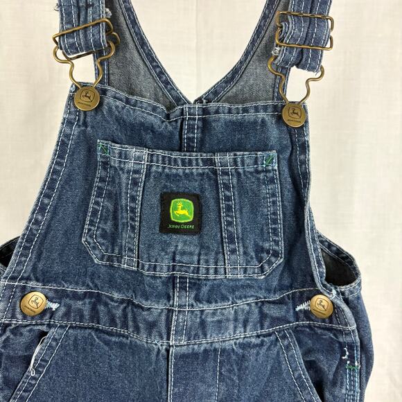 John Deere Denim Bib Overalls Unisex Size 2T - Picture 6 of 6